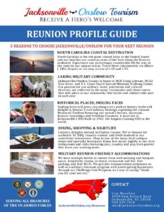 Reunion Profile Example JacksonvilleOnslowTourism Military Reunion Profile Sheet | Jacksonville ...